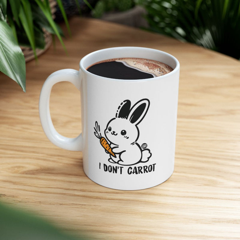 Load image into Gallery viewer, Cute Bunny I Don't Carrot Mug For Coffee Or Tea
