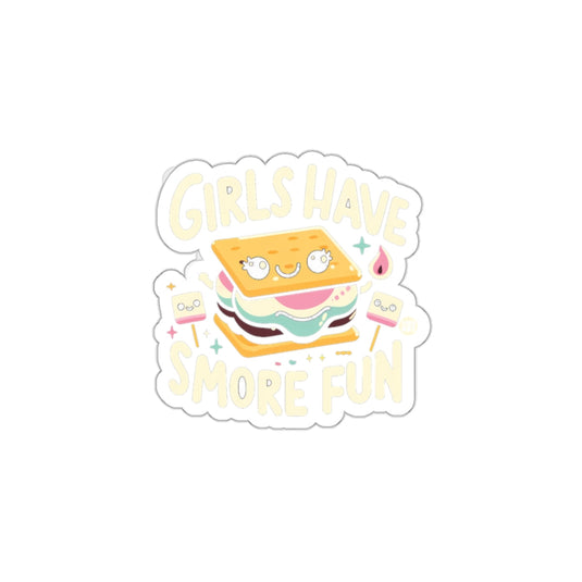 Girls Have S'more Fun Sticker