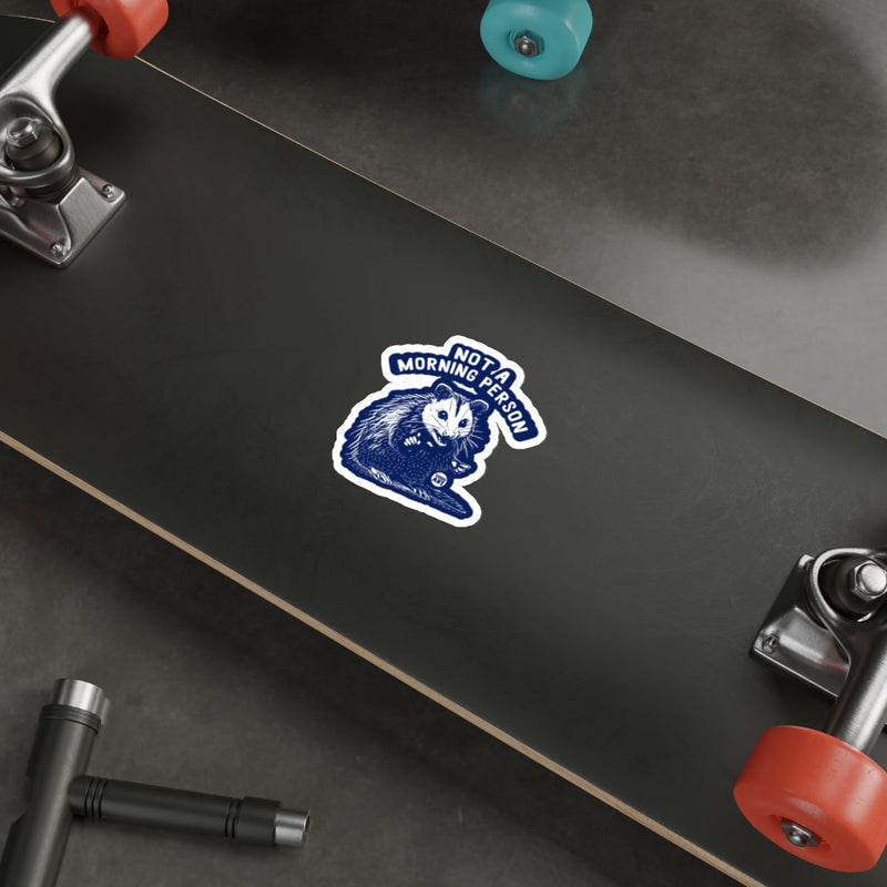 Load image into Gallery viewer, Opossum Not A Morning Person Animal Sticker 
