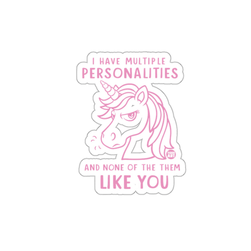 Load image into Gallery viewer, I Have Multiple Personalities Unicorn Sticker
