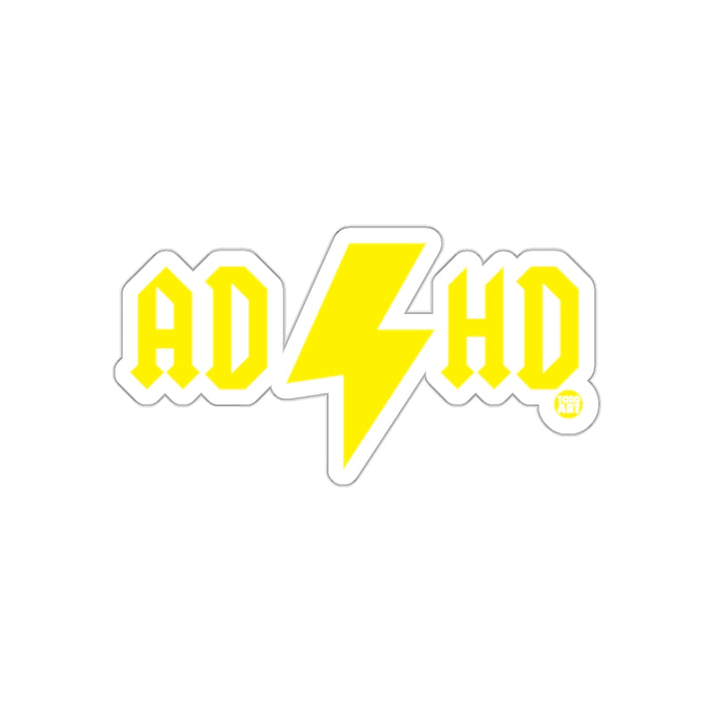 Load image into Gallery viewer, AD HD Yellow Lightning Bolt Design Sticker
