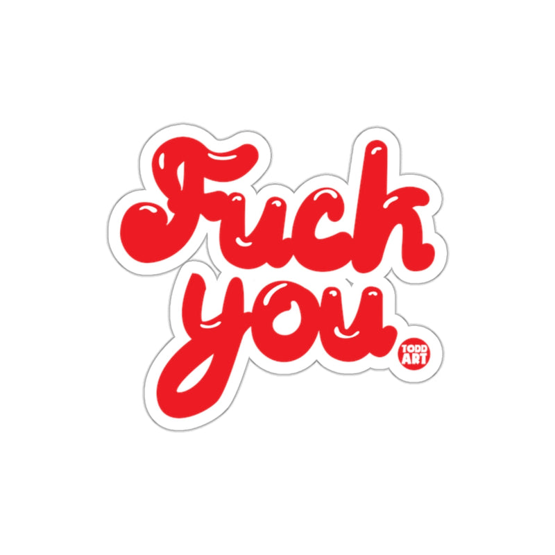 Load image into Gallery viewer, Bold Statement Fuck You Sticker for Unique Expression
