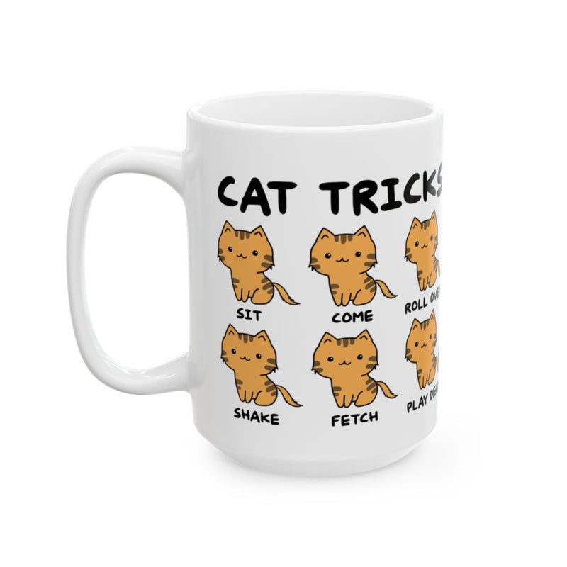 Load image into Gallery viewer, Cat Tricks Funny Design Mug Ideal for Cat Lovers Gift
