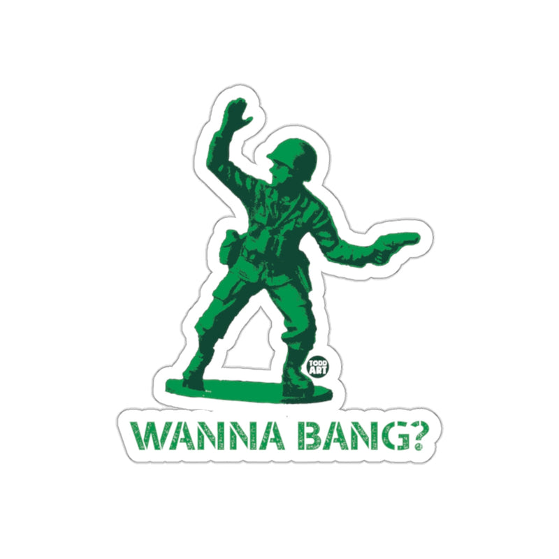 Load image into Gallery viewer, Green Toy Soldier Wanna Bang Artwork Sticker
