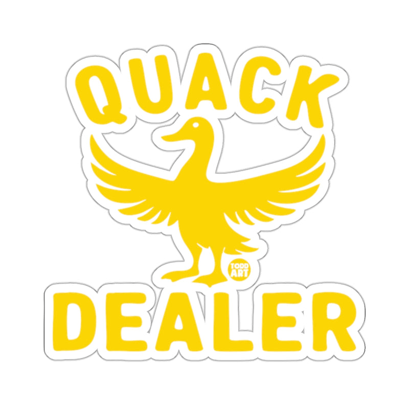 Load image into Gallery viewer, Quack Dealer Yellow Duck Sticker Unique Design
