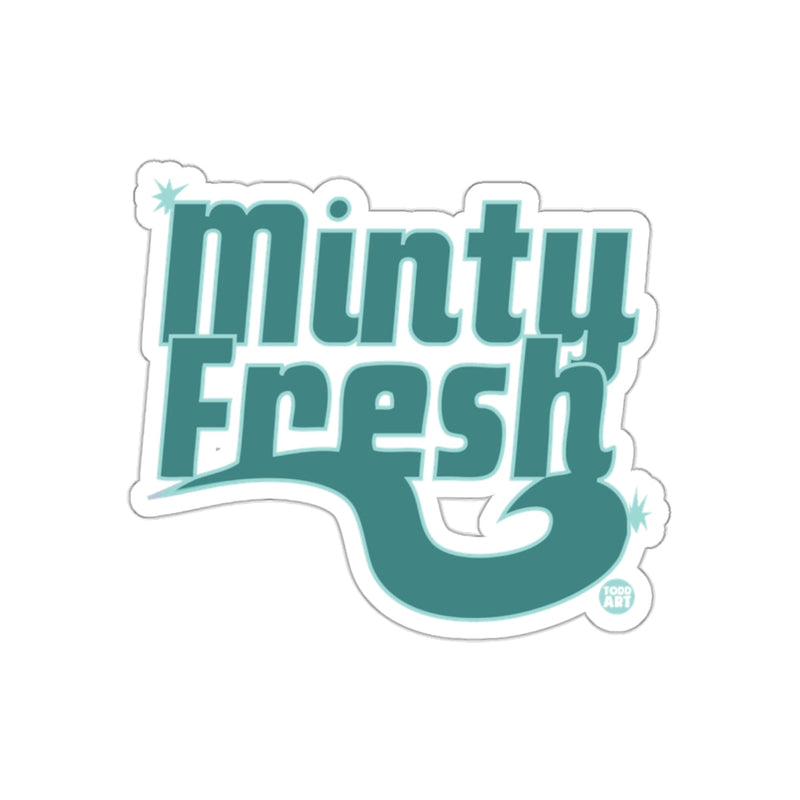 Load image into Gallery viewer, Minty Fresh Sticker with Cool Design
