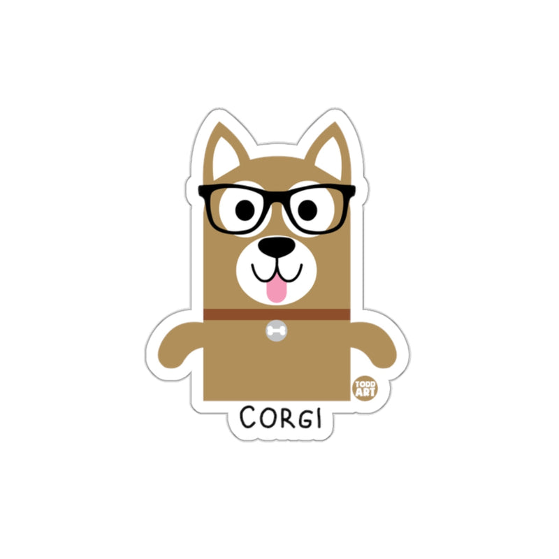 Load image into Gallery viewer, Cute Corgi Cartoon Character Illustration Sticker
