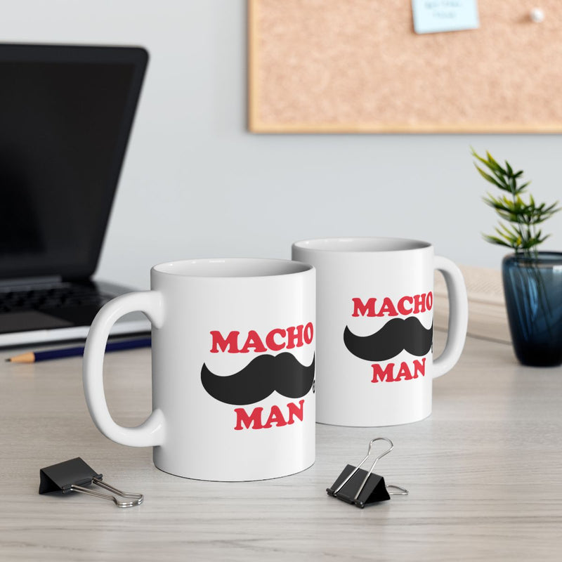 Load image into Gallery viewer, Funny Macho Man Mustache Coffee Mug Set
