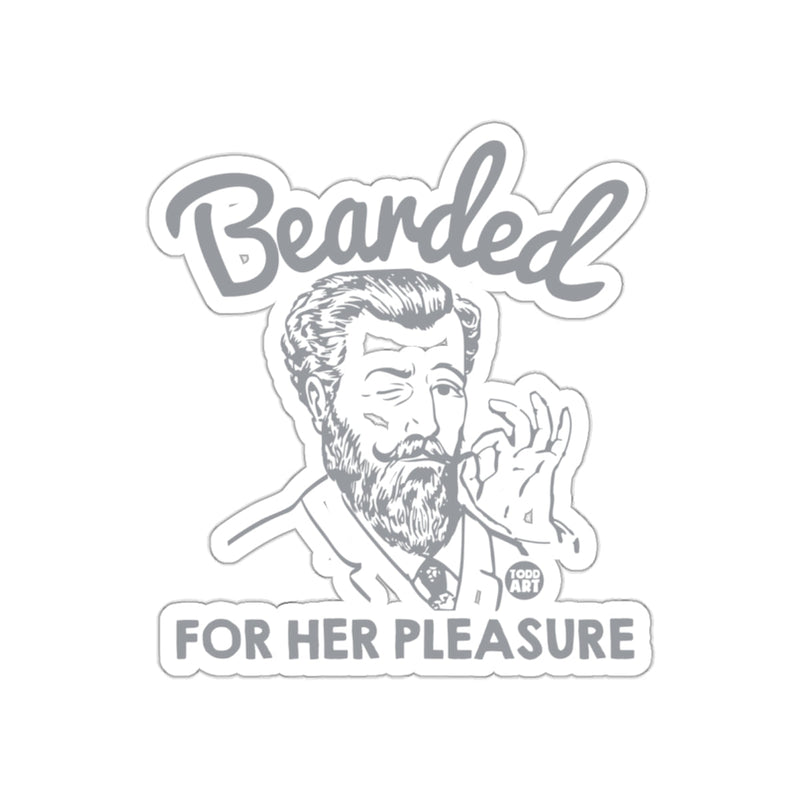 Load image into Gallery viewer, Bearded Man For Her Pleasure Todd Art Design sticker
