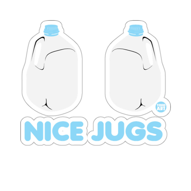 Load image into Gallery viewer, Funny Nice Jugs Milk Container Todd Art Design 
