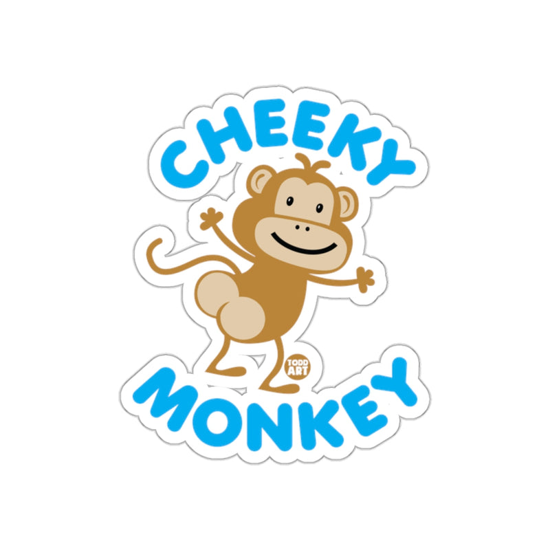 Load image into Gallery viewer, Cheeky Monkey Cute Kids Cartoon Sticker Product
