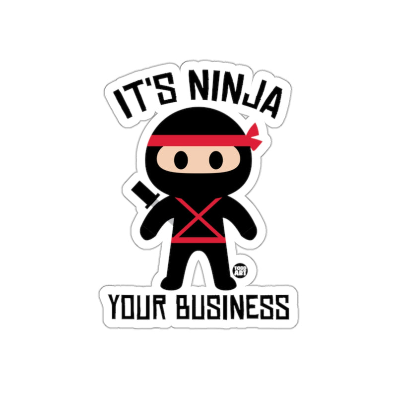 Load image into Gallery viewer, It's Ninja Your Business Sticker Fun Design
