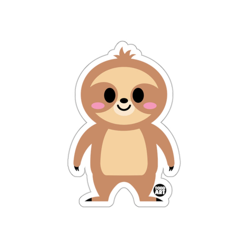 Load image into Gallery viewer, Cute Cartoon Sloth Todd Art Sticker for Kids and Adults
