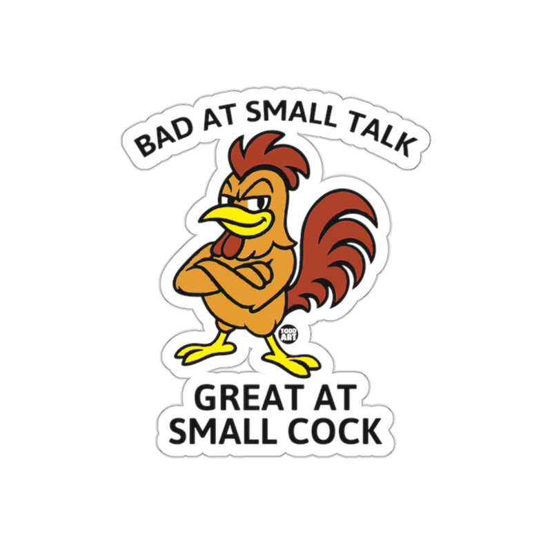 Load image into Gallery viewer, Humorous Rooster Sticker with Fun Phrase Design
