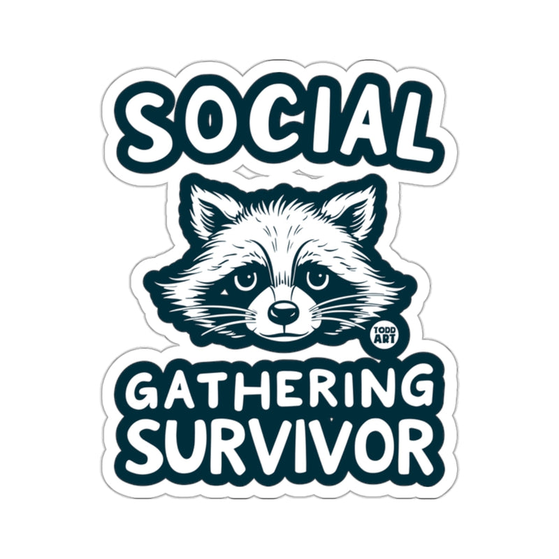 Load image into Gallery viewer, SOCIAL GATHERING SURVIVOR Raccoon Animal Funny 
