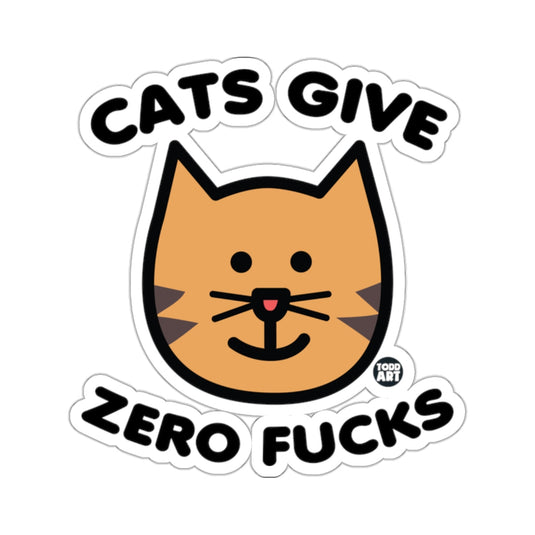 Orange Cat Face Humorous Cats Give Zero Fucks 
