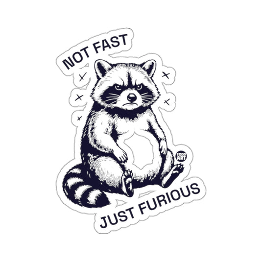 Not Fast Just Furious Angry Raccoon 