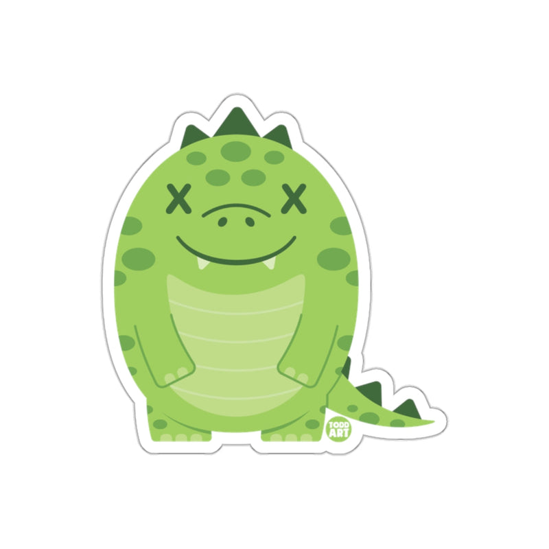 Load image into Gallery viewer, Adorable Green Dinosaur Sticker for Kids and Teens
