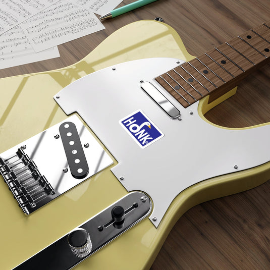 Electric Guitar with HONK Logo Music Instrument