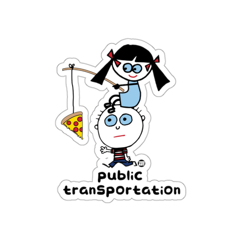 Load image into Gallery viewer, Funny Public Transportation Cartoon Design Sticker
