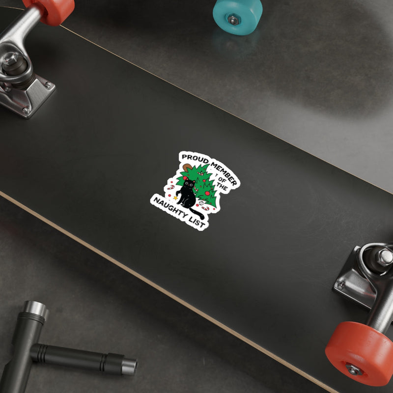 Load image into Gallery viewer, Proud Member of the Naughty List Sticker 

