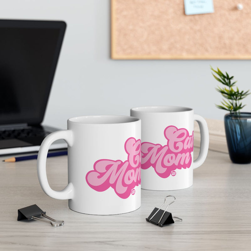 Load image into Gallery viewer, Cat Mom Design Coffee Mug for Daily Use
