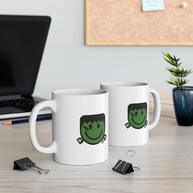 Load image into Gallery viewer, Cute Frankenstein Monster Smile Halloween Mug
