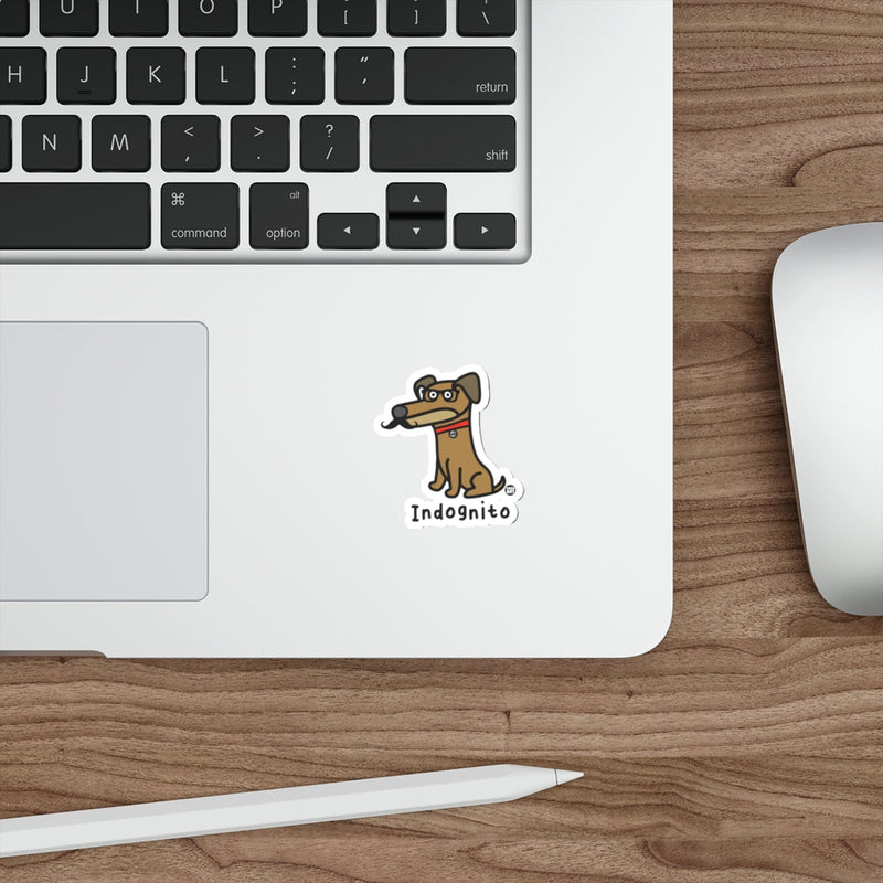 Load image into Gallery viewer, Cute Indognito Dog Character Sticker for Laptops and More
