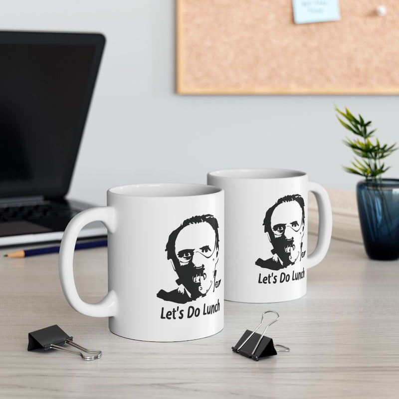 Load image into Gallery viewer, Let's Do Lunch Mugs Funny Design for Coffee Lovers
