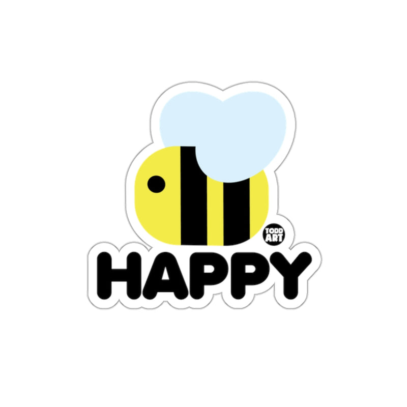 Load image into Gallery viewer, Cute Happy Bee Sticker Todd Art Fun Product
