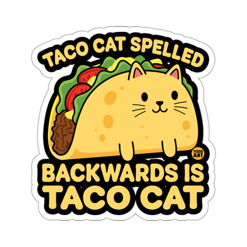 Load image into Gallery viewer, Cute Funny Taco Cat Spelled Backwards Is Taco Cat 
