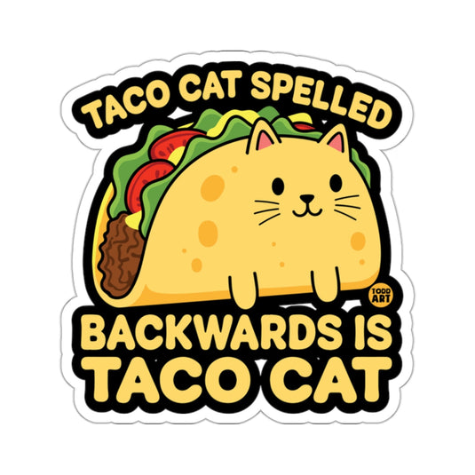 Cute Funny Taco Cat Spelled Backwards Is Taco Cat 