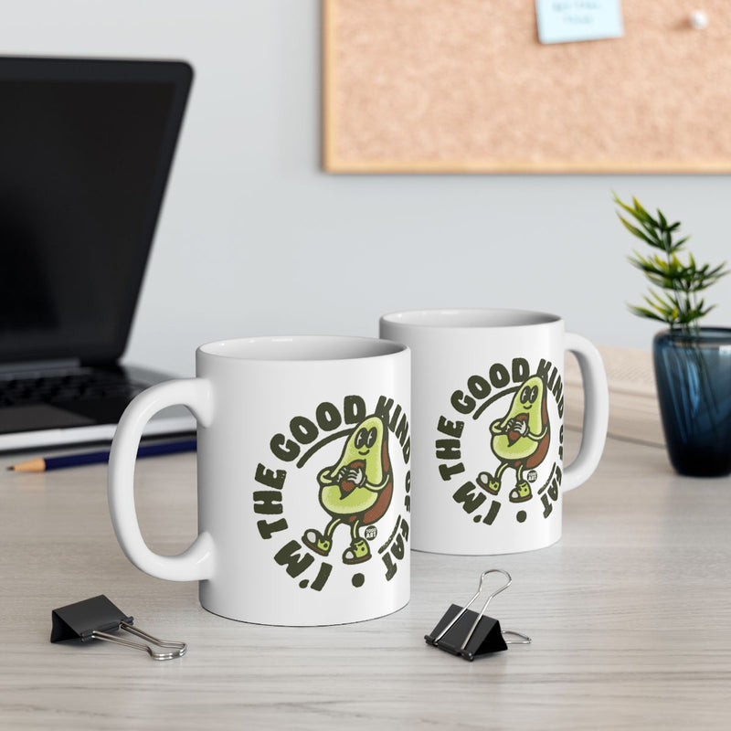 Load image into Gallery viewer, I'm The Good Kind Of Fat Funny Avocado Coffee Mug
