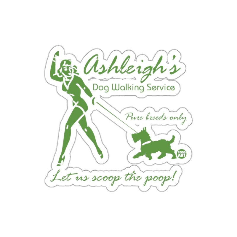 Load image into Gallery viewer, Ashleigh's Dog Walking Service with Pure Breeds sticker
