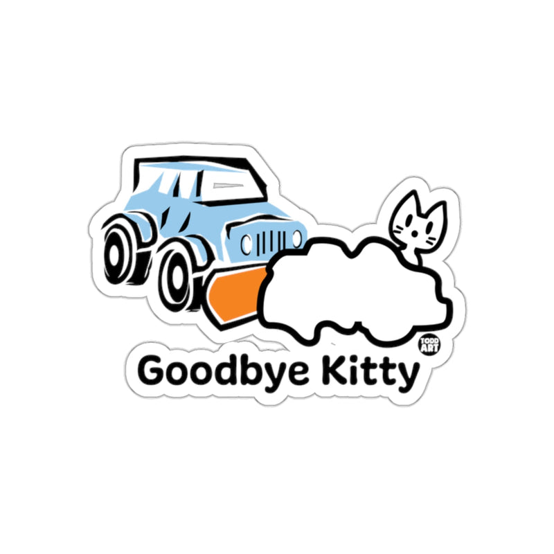 Load image into Gallery viewer, Goodbye Kitty Funny Car and Cat Sticker for Cars
