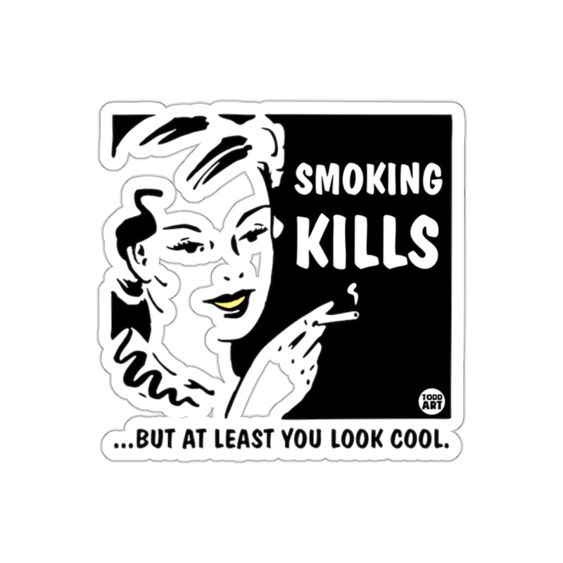 Load image into Gallery viewer, Smoking Kills But At Least You Look Cool Image sticker
