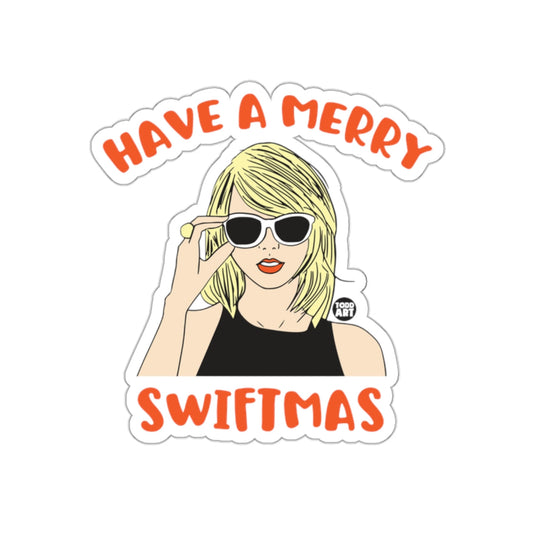 Have A Merry Swiftmas Sticker Design Holiday Art