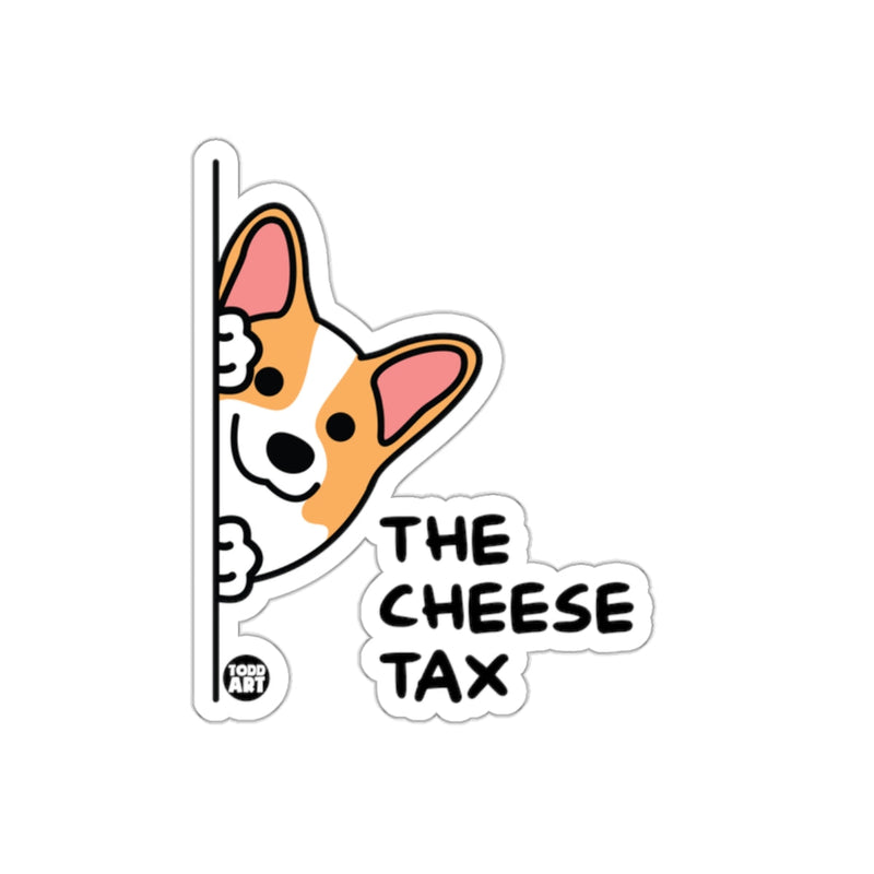 Load image into Gallery viewer, The Cheese Tax Cute Corgi Sticker for Dog Lovers
