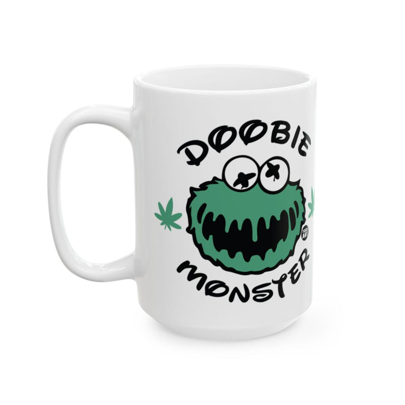 Load image into Gallery viewer, Doobie Monster Funny Cartoon Coffee Mug for Enthusiasts
