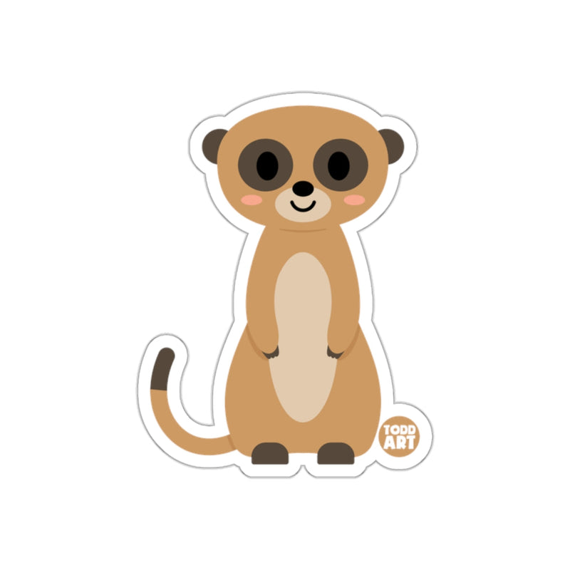 Load image into Gallery viewer, Cute Cartoon Meerkat Animal Art Sticker for Kids Decor
