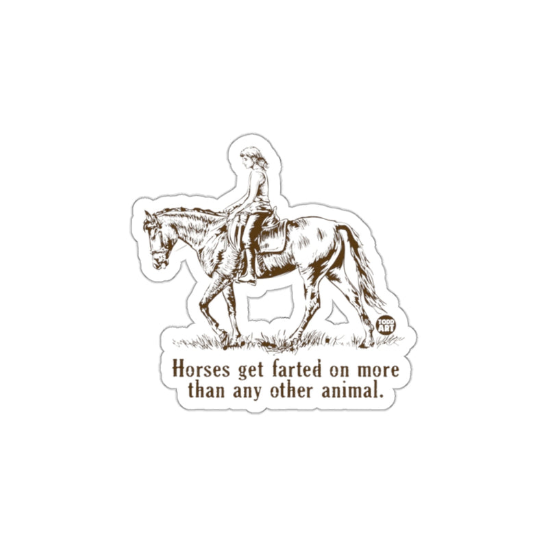 Load image into Gallery viewer, Unique Equine Humor Sticker for Horse Enthusiasts
