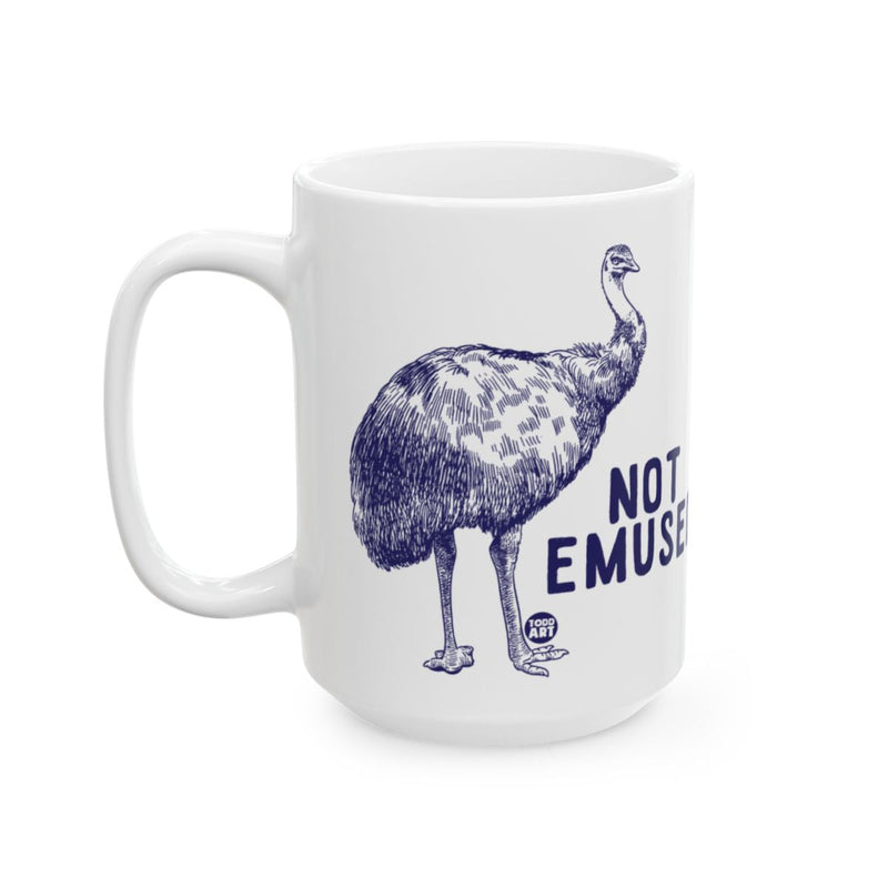 Load image into Gallery viewer, Not Emused Funny Emu Print Mug for Coffee Lovers
