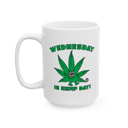 Wednesday Is Hemp Day Large Coffee Mug