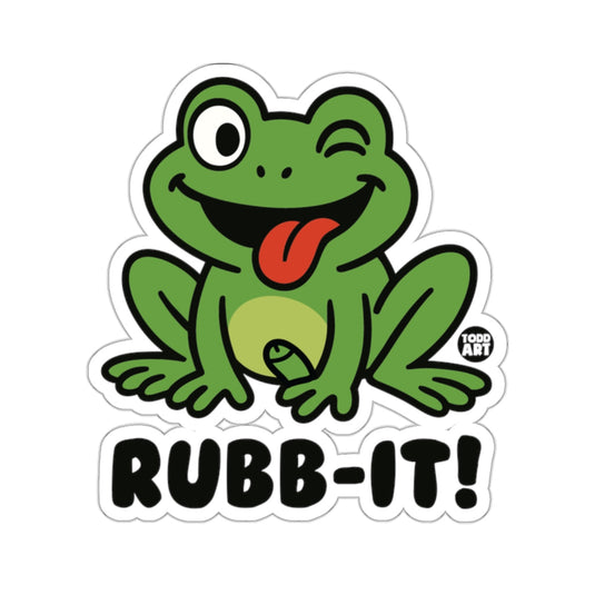 Penis Frog Winking Tongue RUBB-IT! TODD ART 