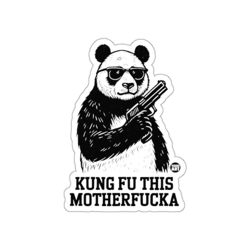 Load image into Gallery viewer, Kung Fu This Motherfucka Sticker Funny Design
