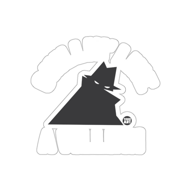Load image into Gallery viewer, Mysterious Villain Silhouette Decal by Todd Art
