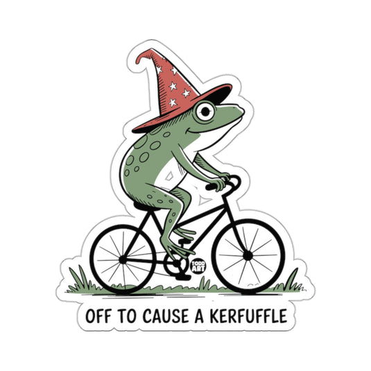 Frog Wizard Hat Bicycle Off To Cause A Kerfuffle 
