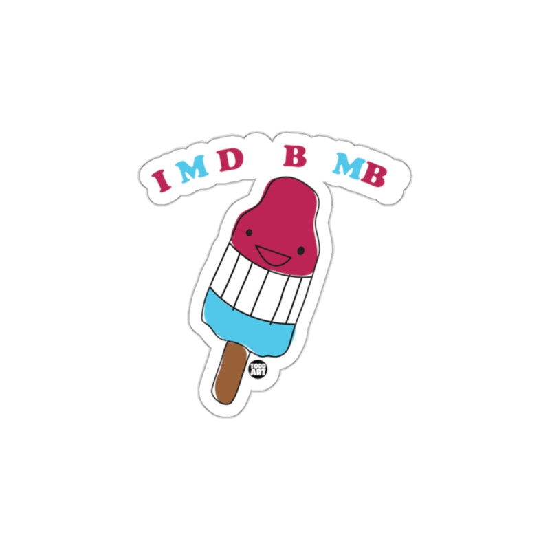 Load image into Gallery viewer, Cute Cartoon Ice Cream Sticker with Smiling Face
