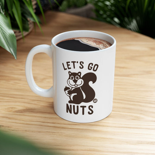 Let's Go Nuts Squirrel Design Coffee Mug Product