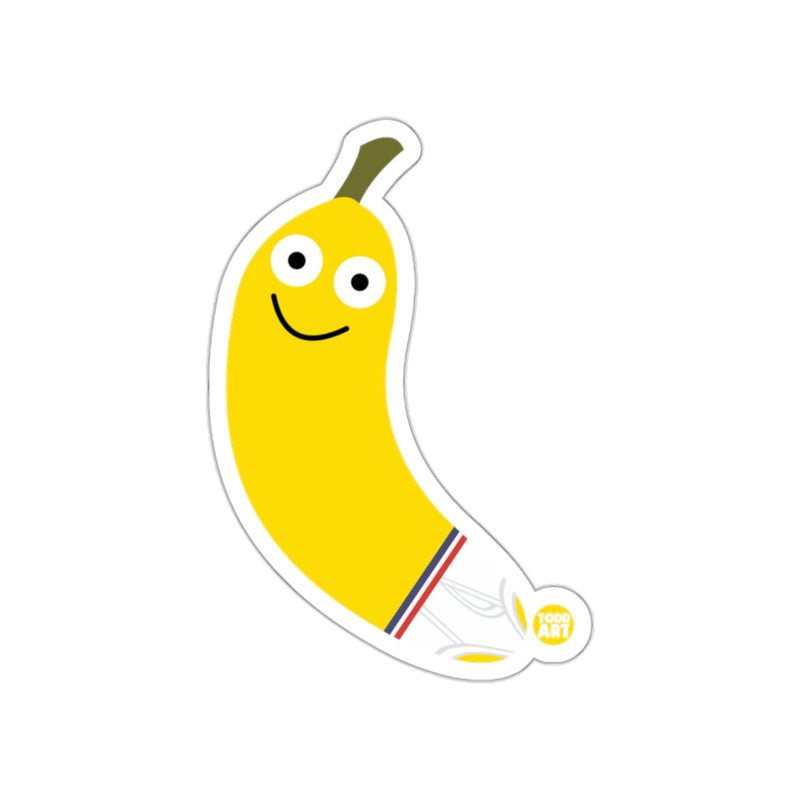 Load image into Gallery viewer, Smiling Banana with Eyes Cute Sticker Product
